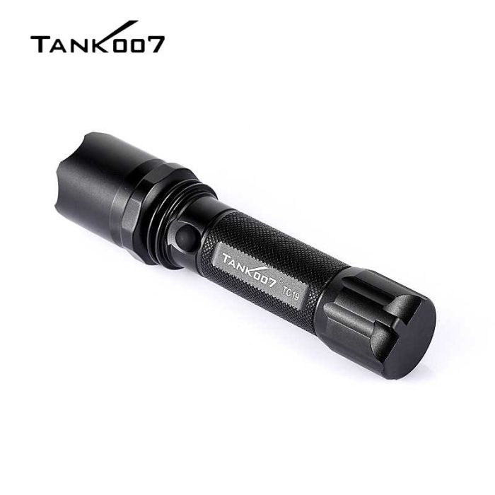 TC19 Police LED Rechargeable Flashlight 300 Lumens Black Light - Image 4