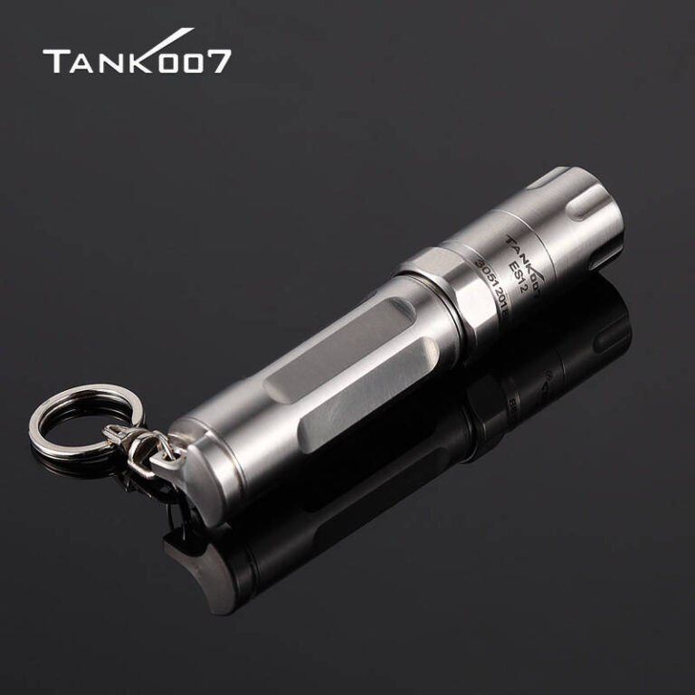 Stainless Steel 120 lumen aluminum mini flashlight keychain-ES12-Discontinued - Image 4