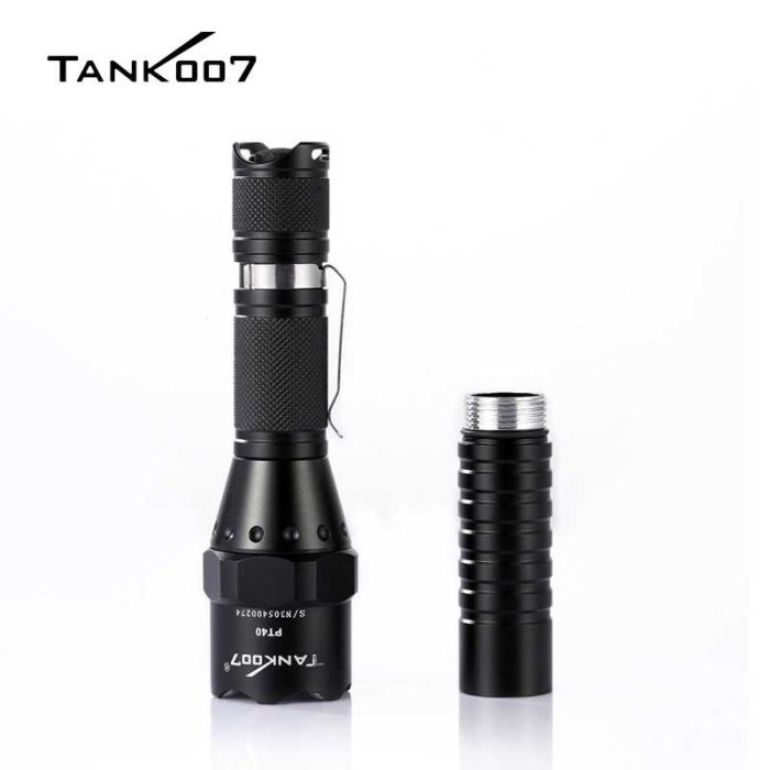 Tank007 PT40 U2 Tactical Flashlight 1000 Lumen High Power