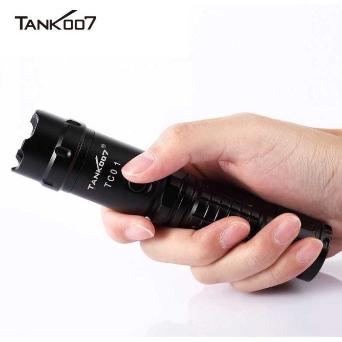 TC01 R5 LED Max 420 lumen Rechargeable Tactical Flashlight - Image 3