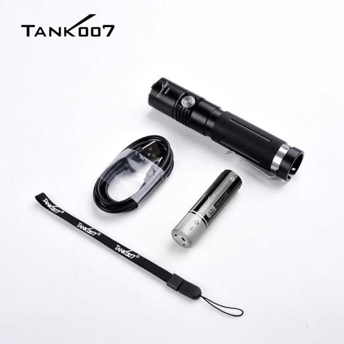 PC51 Protable usb rechargeable cree flashlight wholesale-Discontinued - Image 6