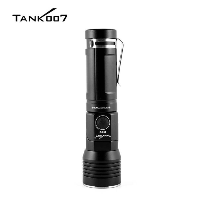 KC70 90° rotating zoom flashlight magnetic working torch USB rechargeable flashlight-Discontinued - Image 3