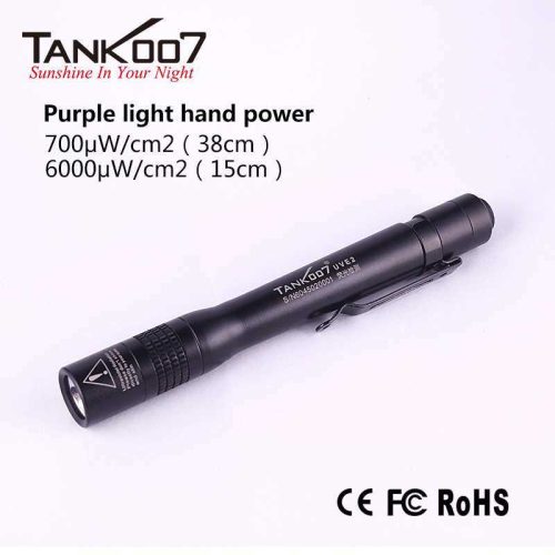 TANK007 UVE2 Fluorescent Detection UV Pen Flashlight