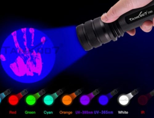 Applications of UV flashlights in criminal investigation and forensics, such as finding hidden bloodstains, fingerprints and other evidence