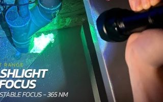 A UV flashlight offers precision