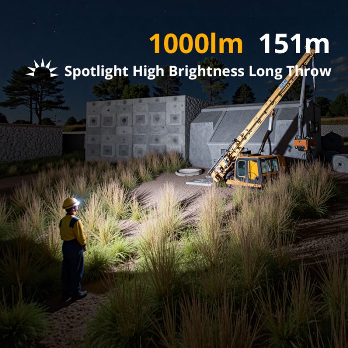 H21 Magnetic Dual Lamp Portable Outdoor Headlamp - Image 5