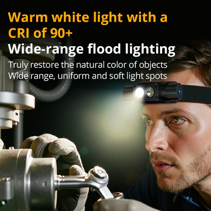 H21 Magnetic Dual Lamp Portable Outdoor Headlamp - Image 6